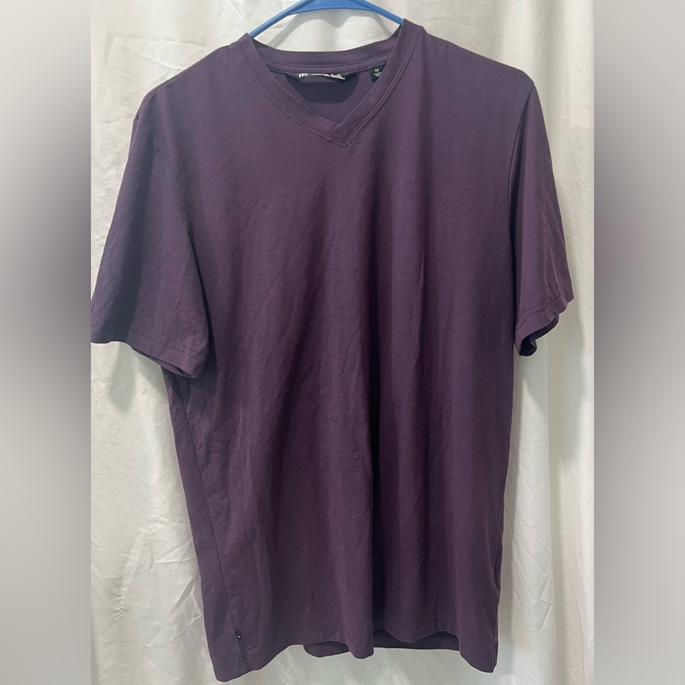 Travis Mathew Men’s Purple Short Sleeve Tee VNeck